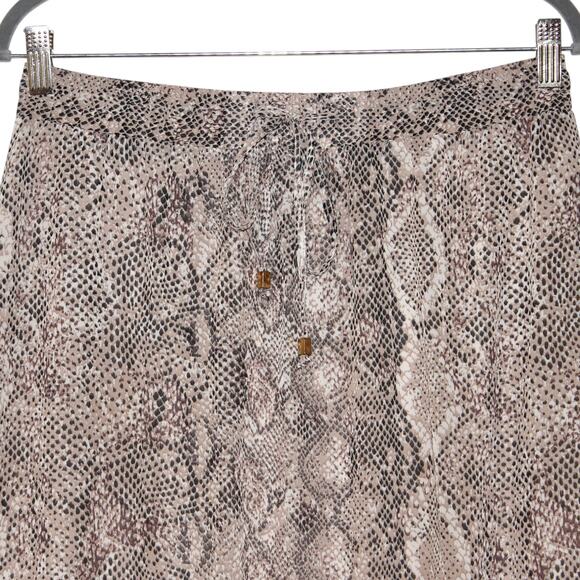 LCWaikiki Snake Print Beige Maxi Skirt Size Medium - Picture 2 of 3